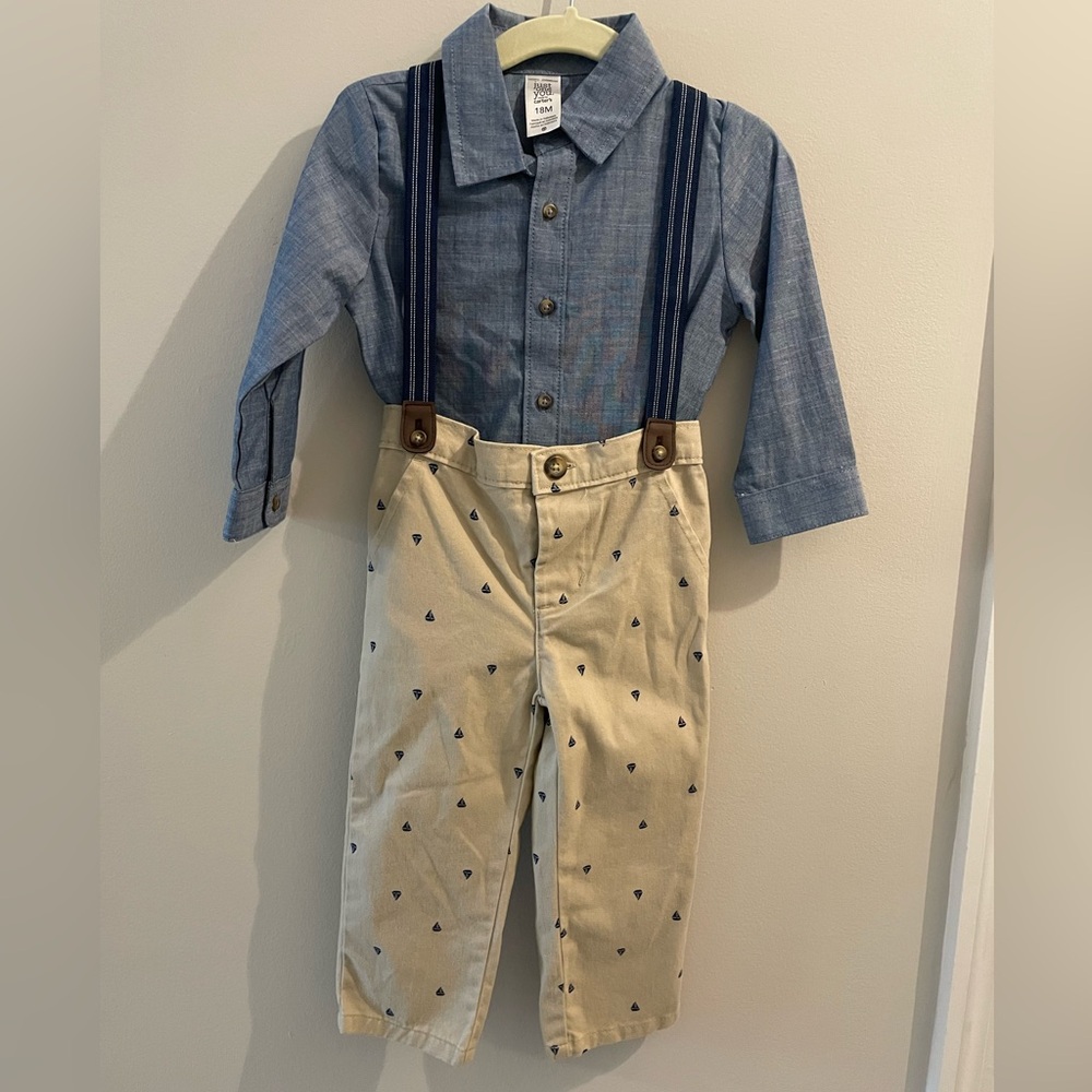 NWOT 18 Month Sailboat Set